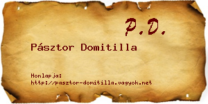 Pásztor Domitilla névjegykártya